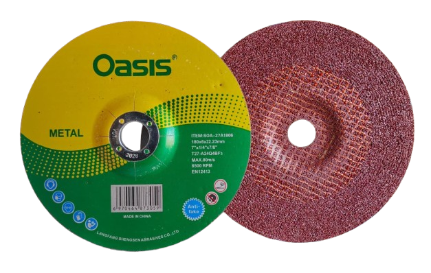 Oasis Metal Grinding Disc - Red (Coarse)